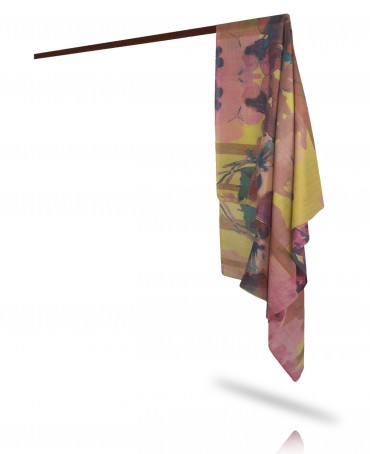 Палантин Женский SN40-FL.DU.CIEL/JAUNE